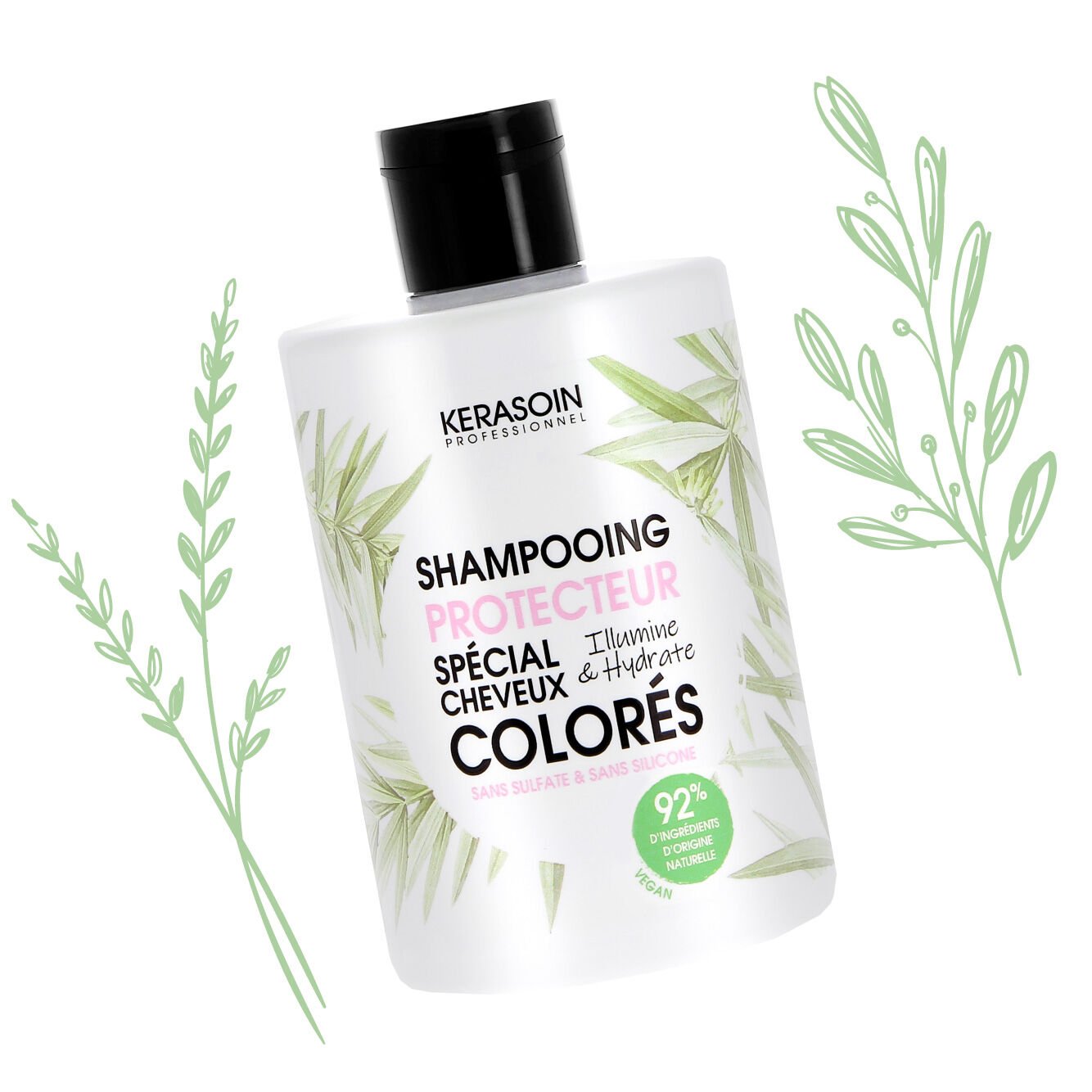 Shampooing cheveux colorés